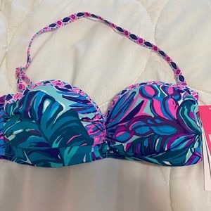 Lilly Pulitzer bandeau bathing suit
